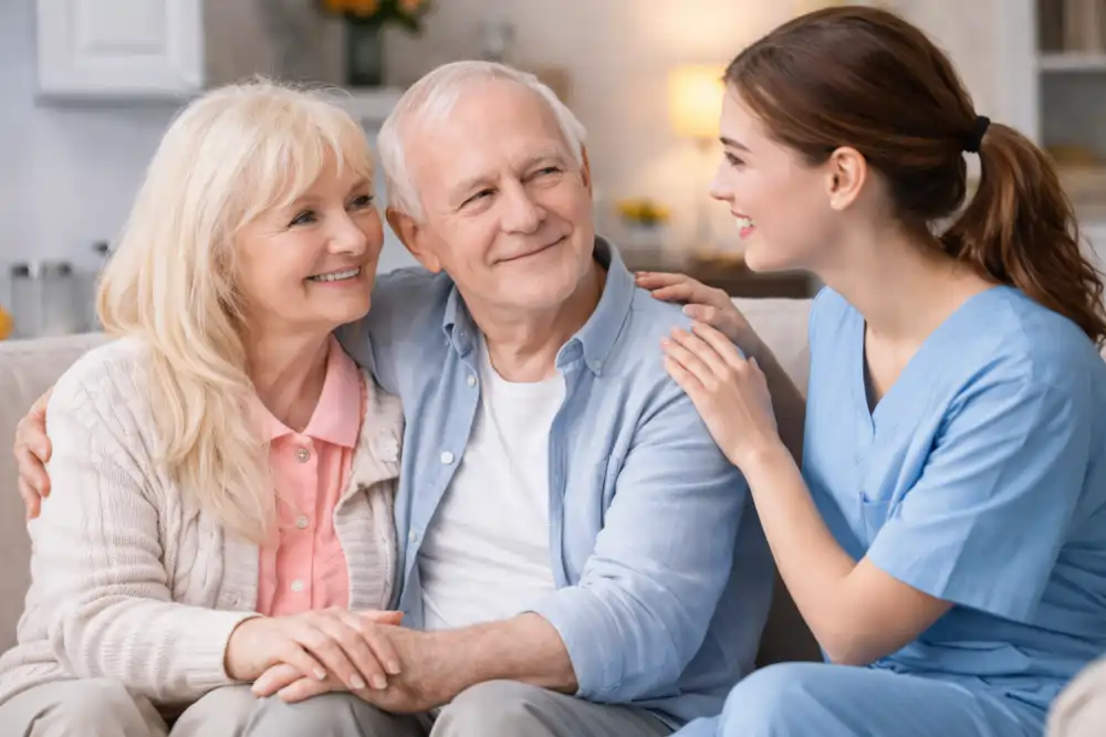 Residents enjoying wellness activities at Safe Harbor Amoré assisted living in Spring Hill, Florida