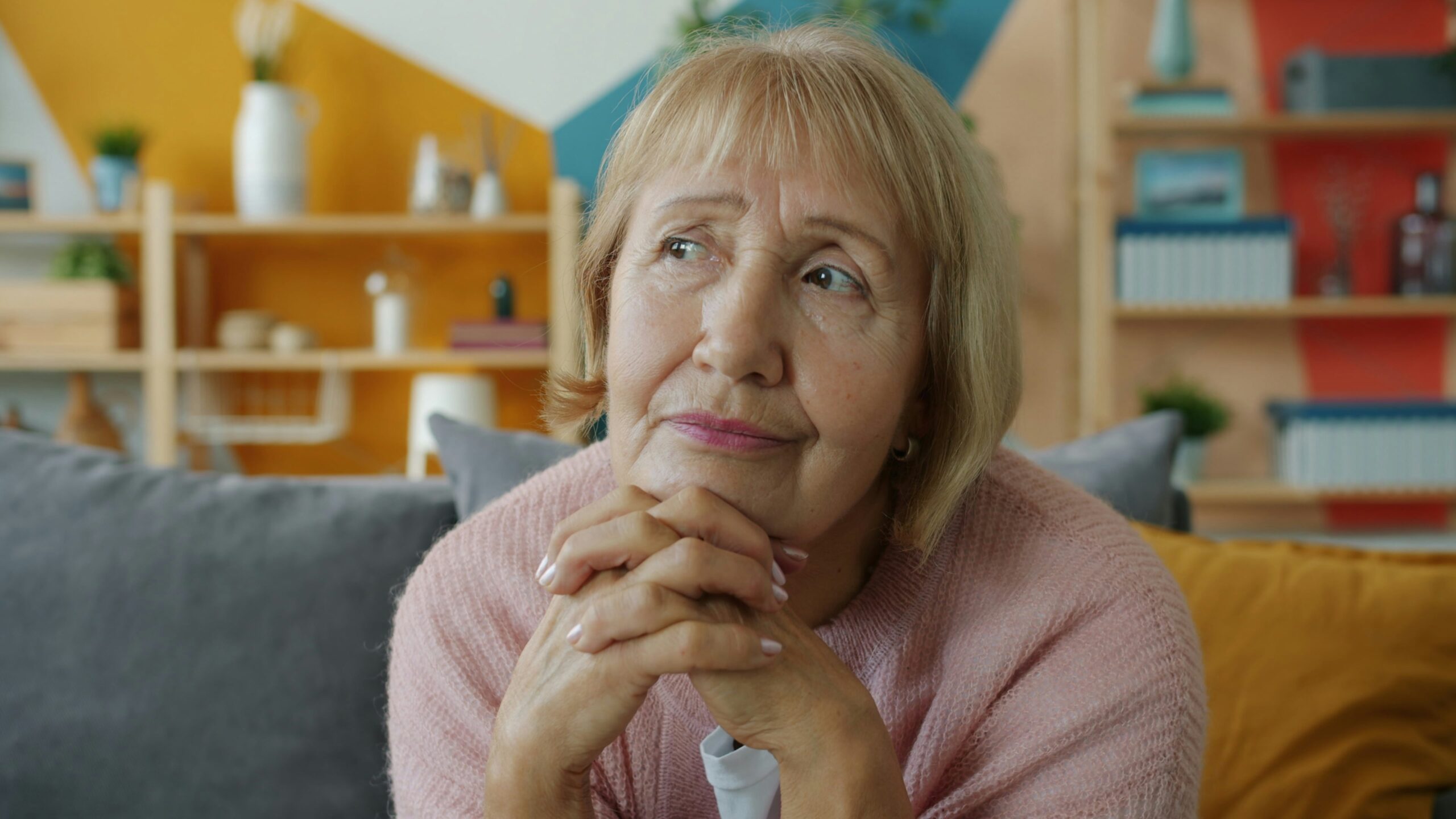 Senior in memory care